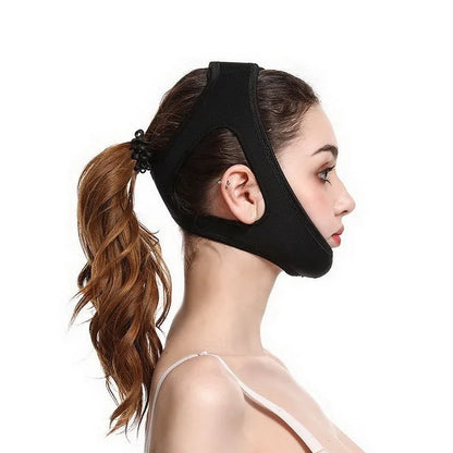 Anti Snoring Belt Triangular Chin Strap Mouth Guard Gifts for Women Men Better Breath Health Snore Stop Bandage Sleep Aid